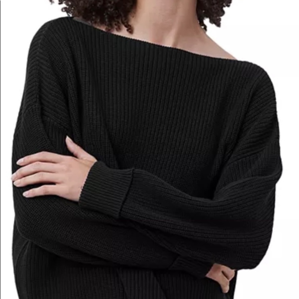 Size Small Cream French Connection Boatneck Sweater